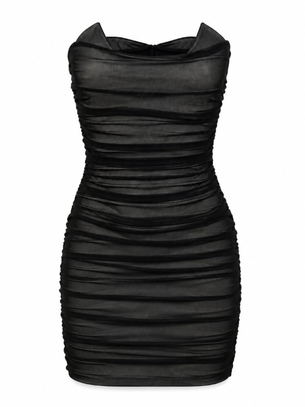 Mad For Love Sleeveless Ruched Cocktail Dress